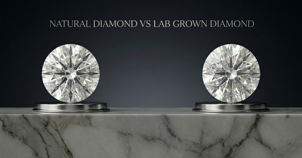 Natural vs Lab grown diamond
