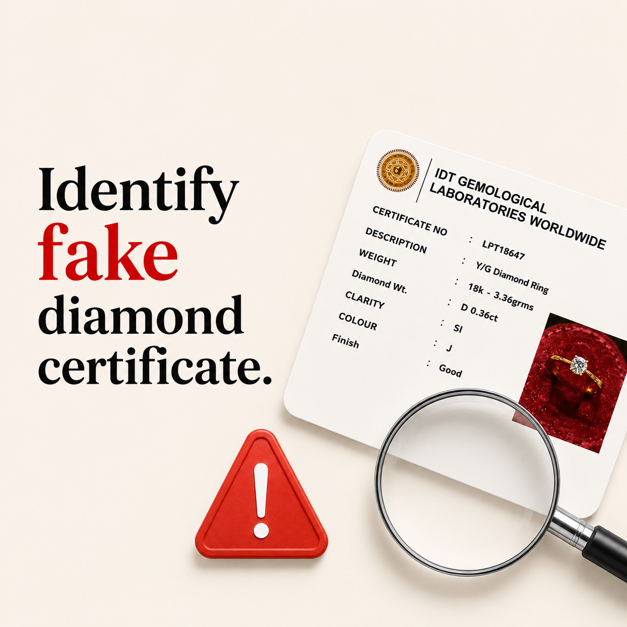 How to Identify a Fake Diamond Certificate: UAE Case Study & Verification Guide