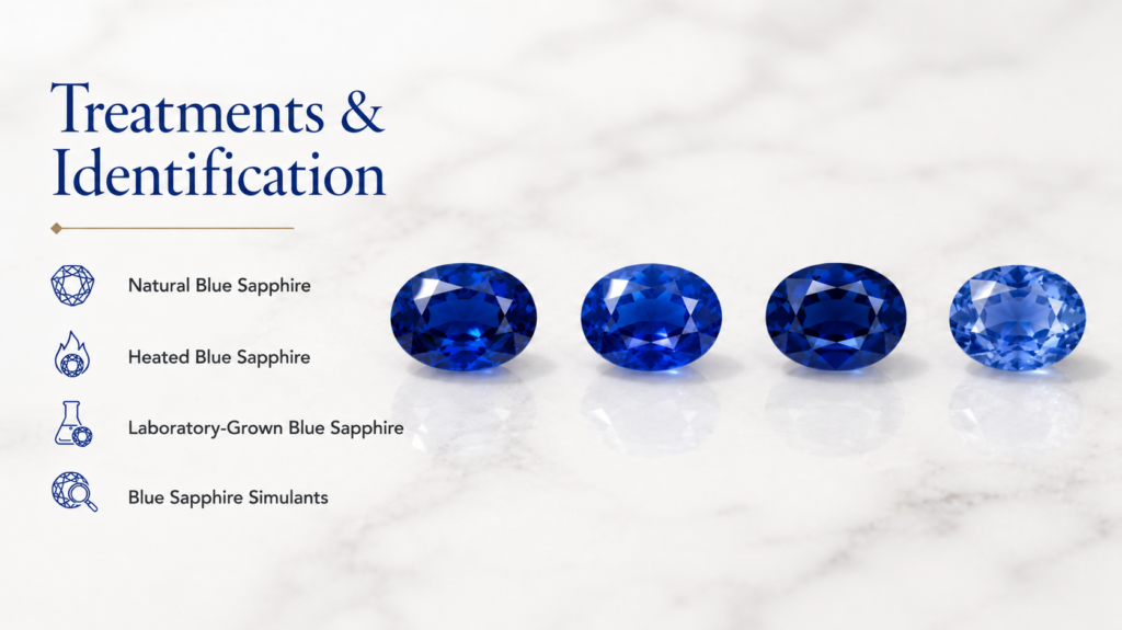 Blue sapphire gemstone