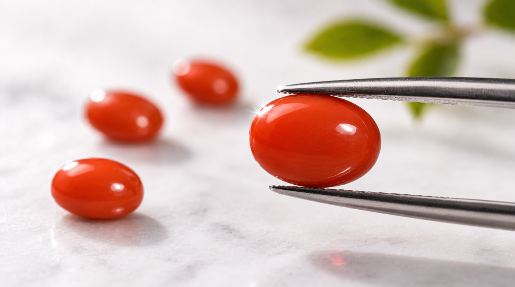 red coral gemstone