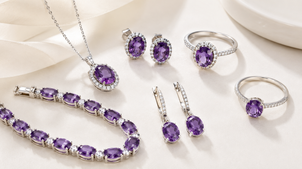 February Birthstone Amethyst Gemstone