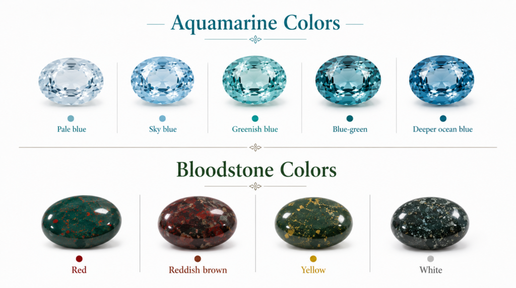 March Birthstones