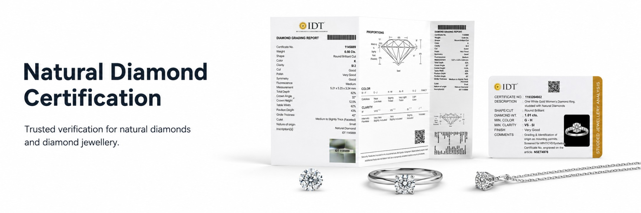 Natural Diamond Certification