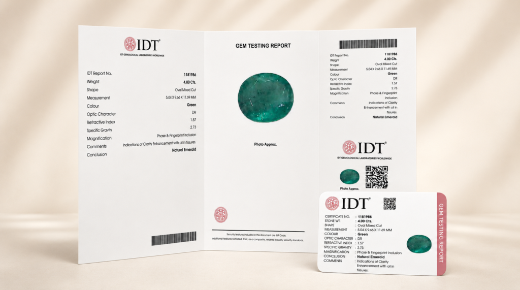 Gemstone Certification