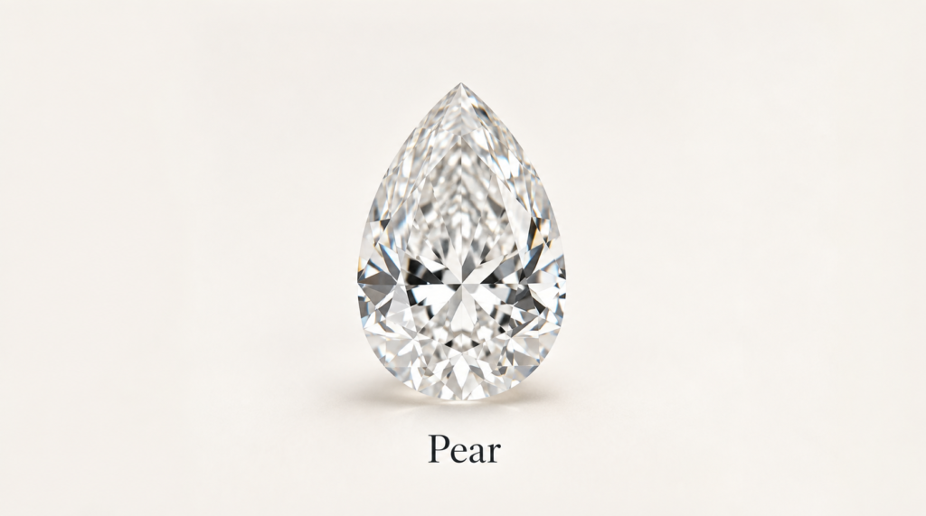 Pear-Shaped Diamond