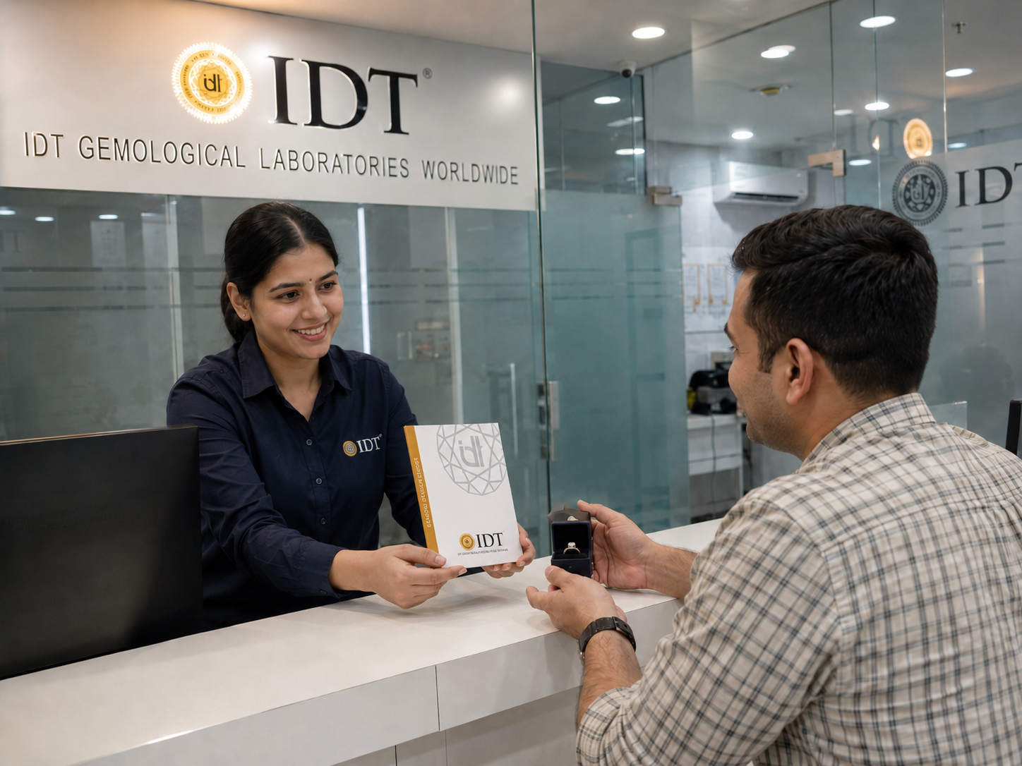 Diamond and gemstone verification at IDT Gemological Laboratories