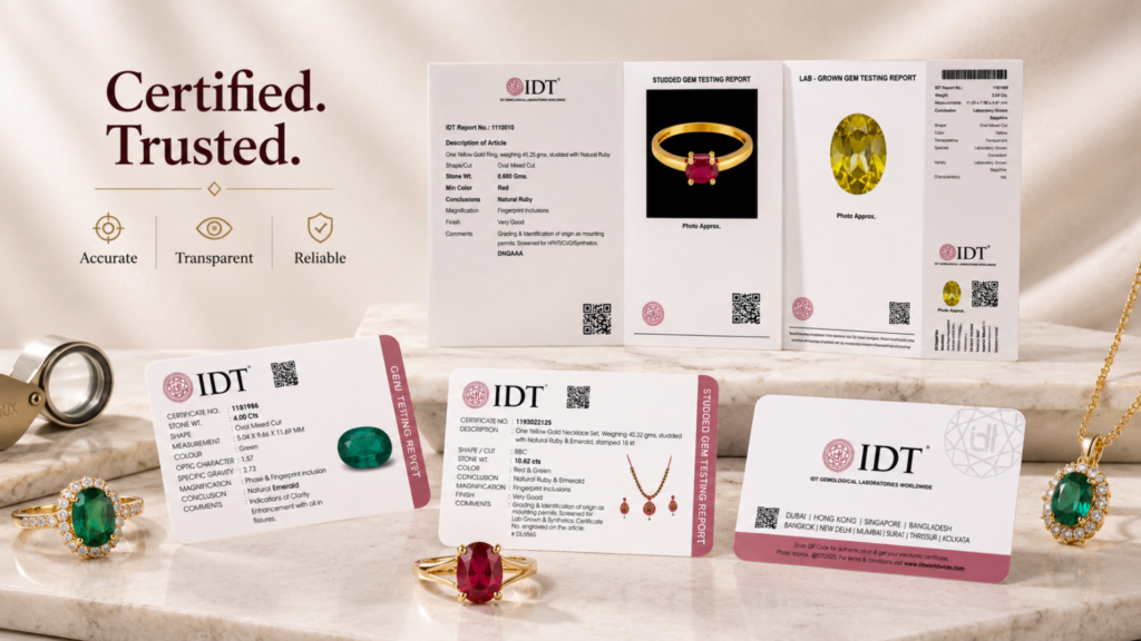 Gemstone Certification