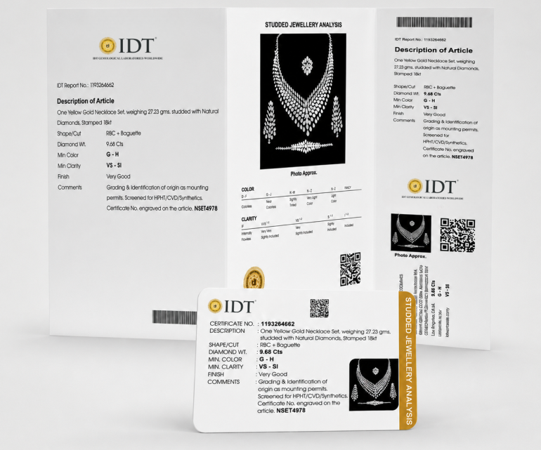 Natural Diamond Certification